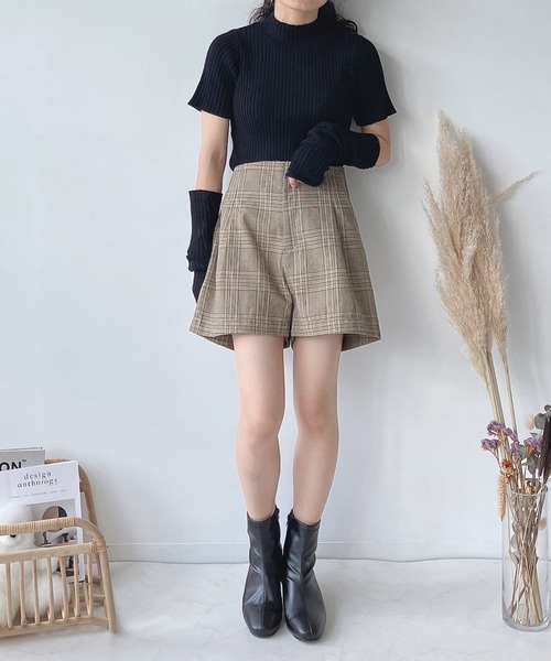 AS KNOW AS plus（アズノゥアズプラス）の「♪SETも ハイウエストショートパンツ　セットアップ可能（その他パンツ・レディース・ベージュ系その他/ブラウン系その他/ブラック系その他/ホワイト系その他・FREE）」の13枚目の写真