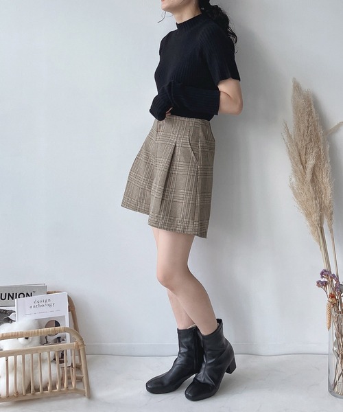 AS KNOW AS plus（アズノゥアズプラス）の「♪SETも ハイウエストショートパンツ　セットアップ可能（その他パンツ・レディース・ベージュ系その他/ブラウン系その他/ブラック系その他/ホワイト系その他・FREE）」の14枚目の写真