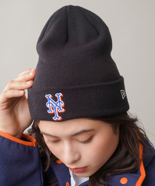 NEW ERA（ニューエラ）の「【NEW ERA / ニューエラ】ロゴ刺繍ニットキャップ（ニットキャップ/ビーニー・レディース・グリーン/ブラック/ブラック系その他2/ベージュ/ネイビー/ブラック系その他・ONESIZE）」の21枚目の写真