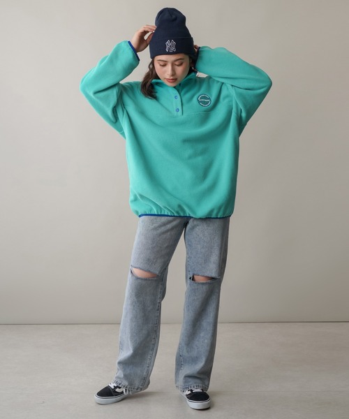 NEW ERA（ニューエラ）の「【NEW ERA / ニューエラ】ロゴ刺繍ニットキャップ（ニットキャップ/ビーニー・レディース・グリーン/ブラック/ブラック系その他2/ベージュ/ネイビー/ブラック系その他・ONESIZE）」の17枚目の写真