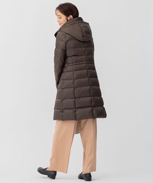 2023AW✨23区 シレータフタ ロング ダウンコート　ベージュ　38 ニジュウサンク 23区 【洗える】シレータフタ ロング ダウン