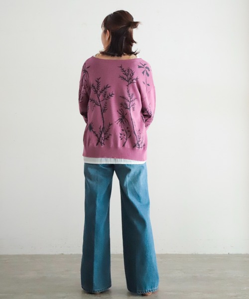 NOMBRE IMPAIR(ノンブルアンペール)の「ボタニカルJQ 2WAYカーデ(カーディガン/ボレロ・レディース・ピンク/キナリ・FREE)」の6枚目の写真