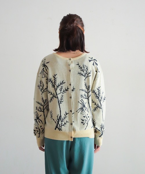 NOMBRE IMPAIR(ノンブルアンペール)の「ボタニカルJQ 2WAYカーデ(カーディガン/ボレロ・レディース・ピンク/キナリ・FREE)」の14枚目の写真