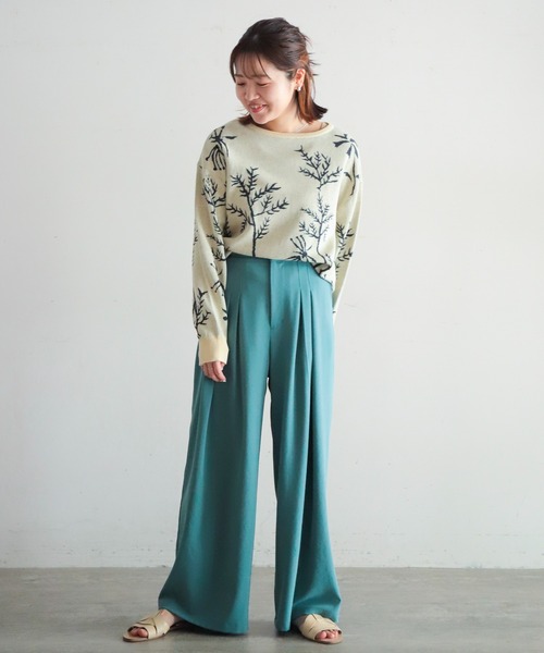 NOMBRE IMPAIR(ノンブルアンペール)の「ボタニカルJQ 2WAYカーデ(カーディガン/ボレロ・レディース・ピンク/キナリ・FREE)」の11枚目の写真