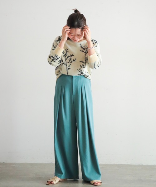 NOMBRE IMPAIR(ノンブルアンペール)の「ボタニカルJQ 2WAYカーデ(カーディガン/ボレロ・レディース・ピンク/キナリ・FREE)」の8枚目の写真