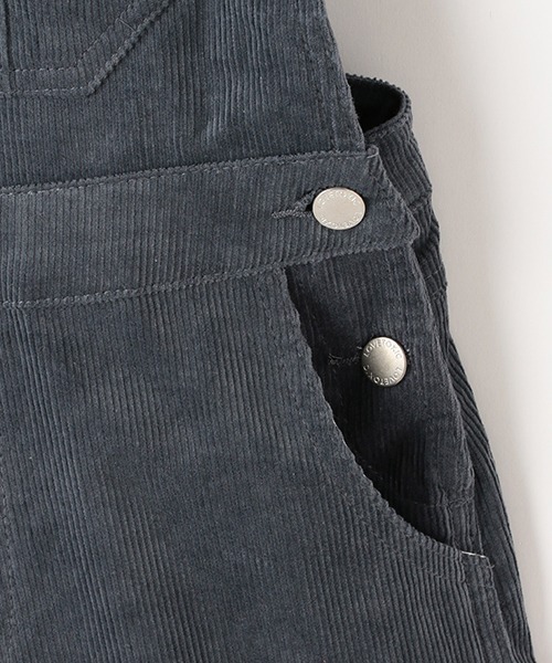 LOVETOXIC(ラブトキシック)の「コーデュロイショートサロペット(サロペット/オーバーオール・キッズ・ブラック/ブルー/アイボリー・L/S/M/SS)」の13枚目の写真