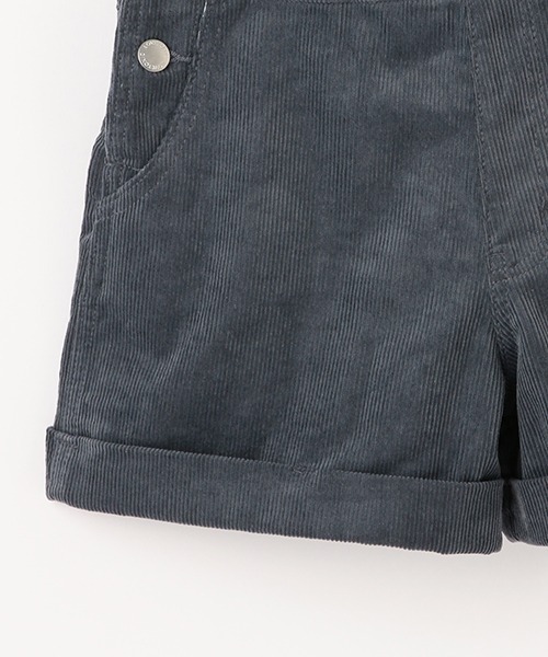 LOVETOXIC(ラブトキシック)の「コーデュロイショートサロペット(サロペット/オーバーオール・キッズ・ブラック/ブルー/アイボリー・L/S/M/SS)」の9枚目の写真