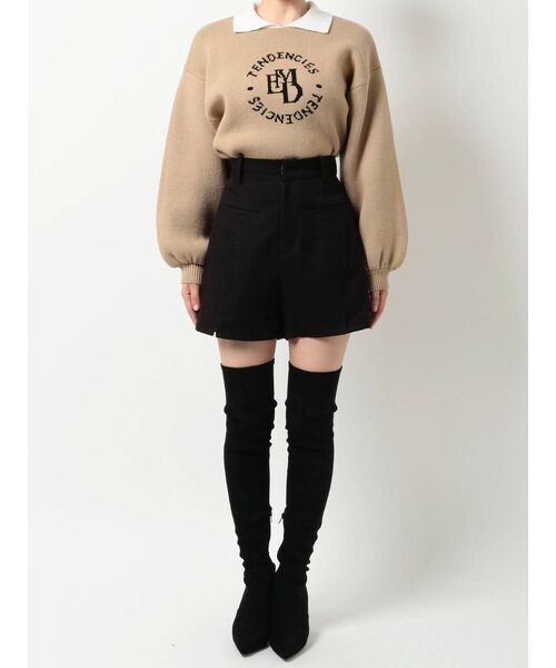 EMODA（エモダ）の「ダブルスリットハイウエストショートパンツ（その他パンツ・レディース・ブラック/その他/グレー・SMALL/MEDIUM）」の19枚目の写真