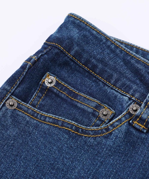 X-girl（エックスガール）の「LOW RISE SKINNY STRAIGHT LEG PANTS（その他パンツ・レディース・インディゴブルー/ベージュ/ブラック・XS/M/S）」の12枚目の写真