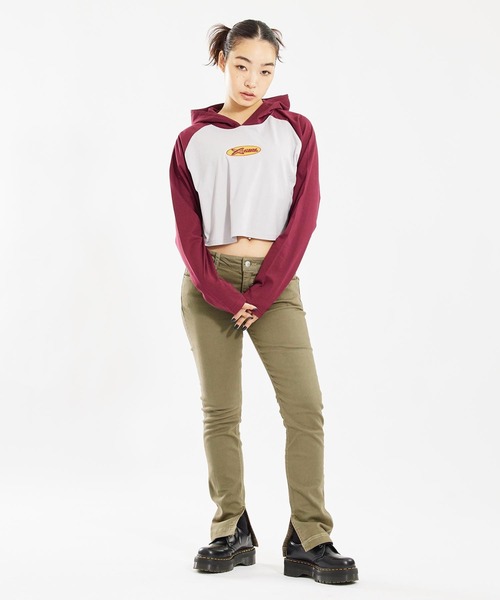 X-girl（エックスガール）の「LOW RISE SKINNY STRAIGHT LEG PANTS（その他パンツ・レディース・インディゴブルー/ベージュ/ブラック・XS/M/S）」の20枚目の写真