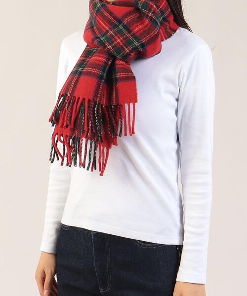 agnes b.（アニエスベー）の「【Outlet】AG52 ECHARPE マフラー（ストール/ショール・レディース・レッド系その他・FREE）」の3枚目の写真