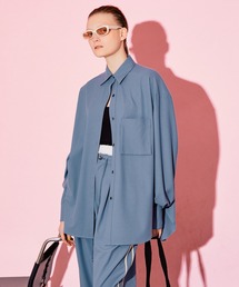 MAISON SPECIAL | ウーステッドライクオーバーシャツ【MAISON SPECIAL/メゾンスペシャル】(シャツ/ブラウス)