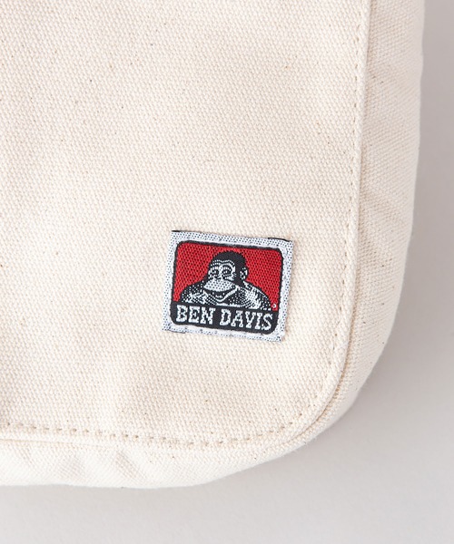 BEN DAVIS(ベンデイビス)の「【BEN DAVIS/ベンデイビス】キャンパス ミニショルダーバッグ(ショルダーバッグ・メンズ・ホワイト/ブラック・FREE)」の6枚目の写真