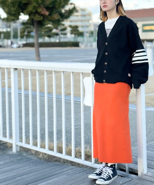 Java（ジャバ）の「《JaVaジャバ コラボ》大人クラシック。超軽量 袖ラインVネックカーデガン（カーディガン/ボレロ・メンズ・オレンジ/グリーン/ブラウン/ブラック・LARGE/MEDIUM/SMALL/X-LARGE）」の9枚目の写真