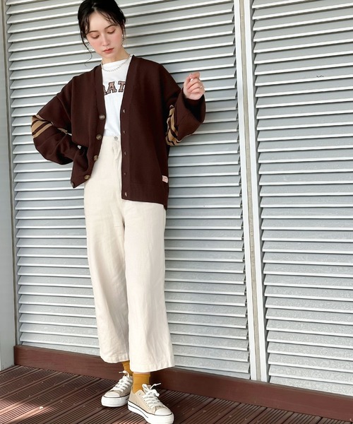 Java（ジャバ）の「《JaVaジャバ コラボ》大人クラシック。超軽量 袖ラインVネックカーデガン（カーディガン/ボレロ・メンズ・オレンジ/グリーン/ブラウン/ブラック・LARGE/MEDIUM/SMALL/X-LARGE）」の13枚目の写真