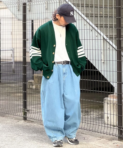 Java（ジャバ）の「《JaVaジャバ コラボ》大人クラシック。超軽量 袖ラインVネックカーデガン（カーディガン/ボレロ・メンズ・オレンジ/グリーン/ブラウン/ブラック・LARGE/MEDIUM/SMALL/X-LARGE）」の14枚目の写真