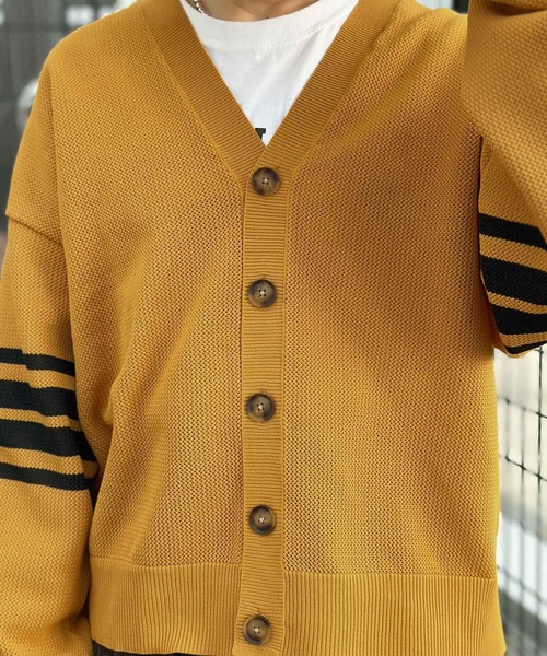 Java（ジャバ）の「《JaVaジャバ コラボ》大人クラシック。超軽量 袖ラインVネックカーデガン（カーディガン/ボレロ・メンズ・オレンジ/グリーン/ブラウン/ブラック・LARGE/MEDIUM/SMALL/X-LARGE）」の17枚目の写真