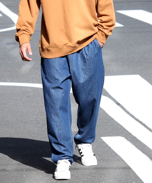 Dickies（ディッキーズ）の「【GENUINE DICKIES/ジェニュインディッキーズ】イージーテーパード リラックスシェフパンツ（チノパンツ・メンズ・アイボリー/ブラック/ベージュ/インディゴブルー/ストライプ/オリーブ/ホワイト×ブルー/ブルー系その他/カーキ/チャコールグレー・M/L/XL）」の22枚目の写真