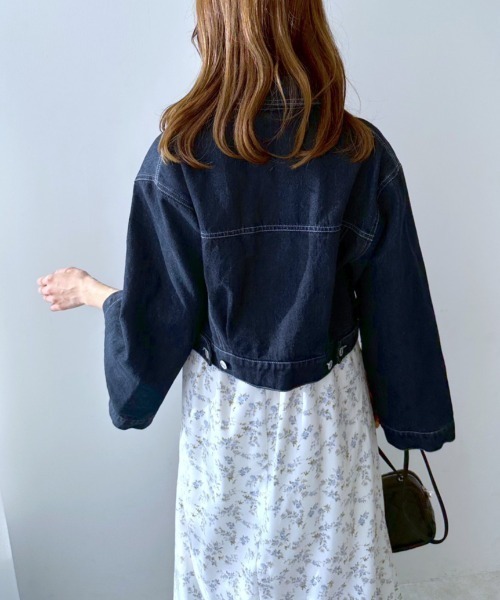 OLIVE des OLIVE Gジャン デニムスカート セットアップ セットアップ対応】クロップドGジャン | OLIVE des OLIVE
