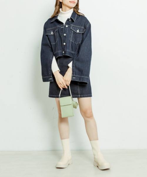 OLIVE des OLIVE（オリーブデオリーブ）の「袖スリットGジャン
