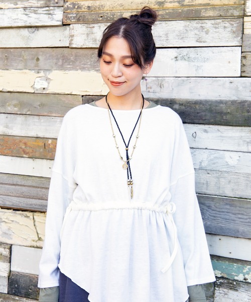 チャイハネ(チャイハネ)の「【チャイハネ】スタッシュアネックレス(ネックレス・レディース・ブルーグリーン/ブラック・FREE)」の4枚目の写真