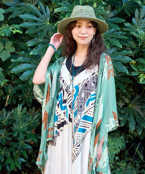 チャイハネ(チャイハネ)の「【チャイハネ】スタッシュアネックレス(ネックレス・レディース・ブルーグリーン/ブラック・FREE)」の8枚目の写真