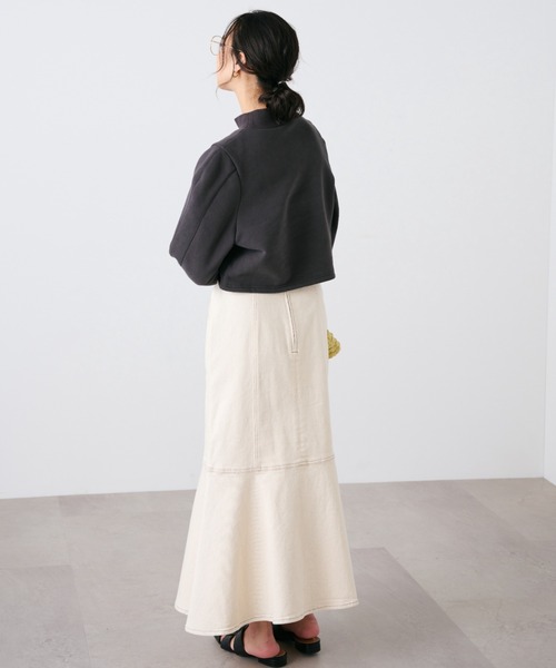 FREE'S MART（フリーズマート）の「◆【3サイズ展開XS-M】パネル切替マーメイドデニムスカート【低身長サイズ有】（スカート・レディース・ホワイト系その他/ライトインディゴブルー/ネイビー・X-SMALL/SMALL/MEDIUM）」の8枚目の写真