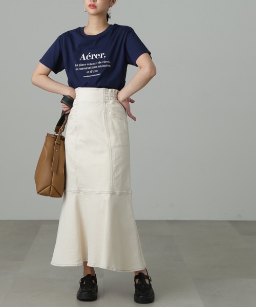 FREE'S MART（フリーズマート）の「◆【3サイズ展開XS-M】パネル切替マーメイドデニムスカート【低身長サイズ有】（スカート・レディース・ホワイト系その他/ライトインディゴブルー/ネイビー・X-SMALL/SMALL/MEDIUM）」の19枚目の写真