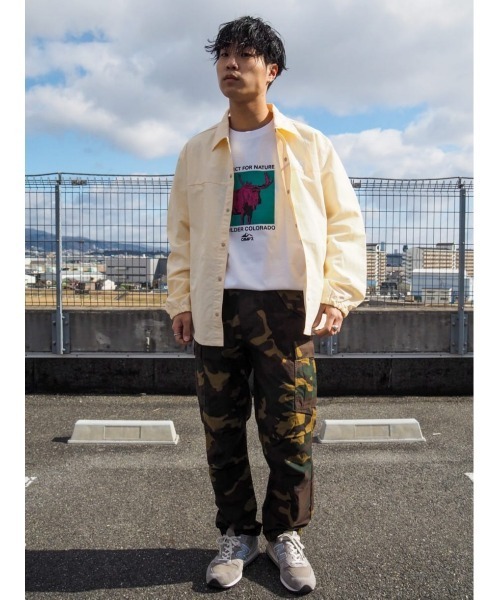 CAMP7(キャンプセブン)の「【CAMP7】エゾシカロンT(Tシャツ/カットソー・メンズ・ブラック/ホワイト・S/M/L/XL)」の19枚目の写真