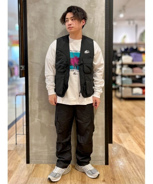 CAMP7(キャンプセブン)の「【CAMP7】エゾシカロンT(Tシャツ/カットソー・メンズ・ブラック/ホワイト・S/M/L/XL)」の15枚目の写真