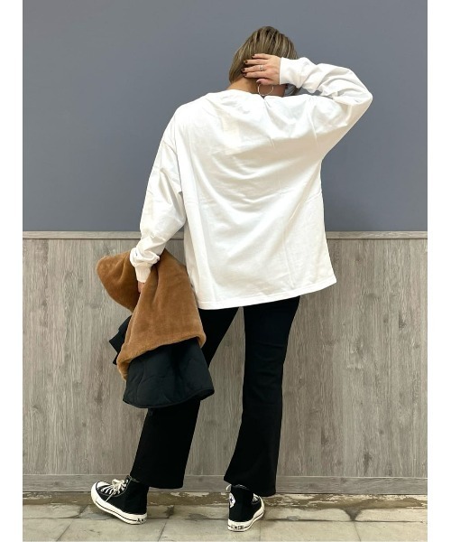 CAMP7(キャンプセブン)の「【CAMP7】エゾシカロンT(Tシャツ/カットソー・メンズ・ブラック/ホワイト・S/M/L/XL)」の9枚目の写真