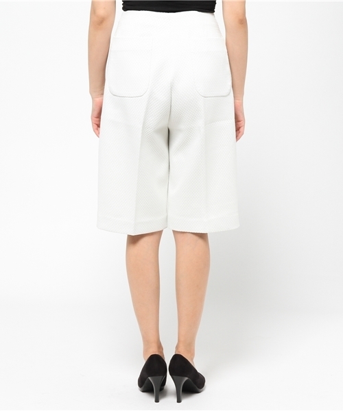 SENSE OF PLACE by URBAN RESEARCH（センスオブプレイスバイアーバンリサーチ）の「ポコボンディングハーフパンツ（その他パンツ・レディース・ホワイト/ブルー系その他/ライトブルー・38/36）」の11枚目の写真