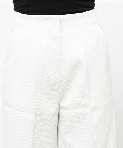 SENSE OF PLACE by URBAN RESEARCH（センスオブプレイスバイアーバンリサーチ）の「ポコボンディングハーフパンツ（その他パンツ・レディース・ホワイト/ブルー系その他/ライトブルー・38/36）」の12枚目の写真