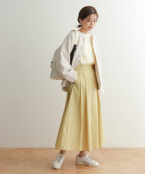 URBAN RESEARCH DOORS(アーバンリサーチドアーズ)の「ウエストタックフレアスカート(スカート・レディース・ブラック/イエロー/チェック・MEDIUM)」の19枚目の写真