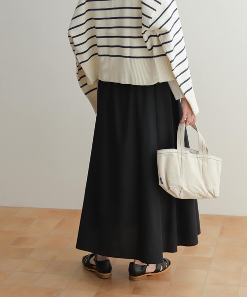 URBAN RESEARCH DOORS(アーバンリサーチドアーズ)の「ウエストタックフレアスカート(スカート・レディース・ブラック/イエロー/チェック・MEDIUM)」の5枚目の写真