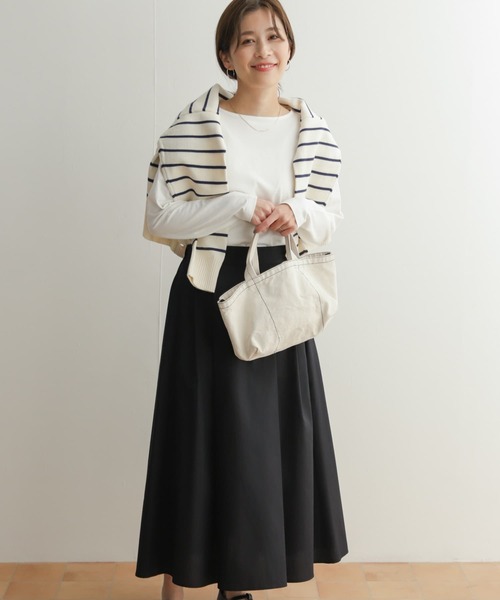 URBAN RESEARCH DOORS(アーバンリサーチドアーズ)の「ウエストタックフレアスカート(スカート・レディース・ブラック/イエロー/チェック・MEDIUM)」の20枚目の写真