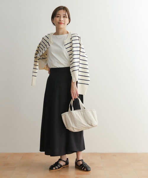 URBAN RESEARCH DOORS(アーバンリサーチドアーズ)の「ウエストタックフレアスカート(スカート・レディース・ブラック/イエロー/チェック・MEDIUM)」の11枚目の写真