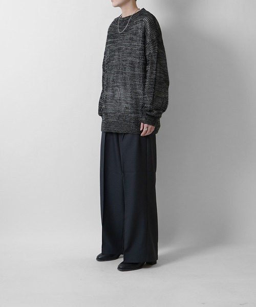 Confirm（コンファーム）の「透かし編み ビッグシルエット メッシュ