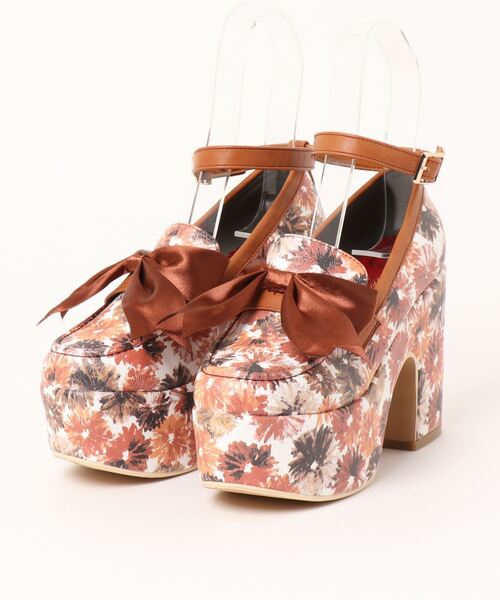 「YOSUKE/ヨースケ」厚底リボンパンプス（パンプス）｜YOSUKE（ヨースケ）