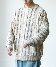 不思議色3Dニット 秋服 メンズ