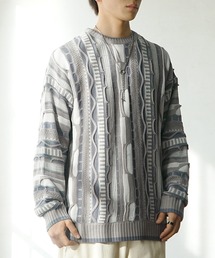 MinoriTY | 不思議色3Dニット 秋服 メンズ(ニット/セーター)