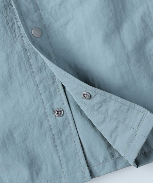 CAMP7（キャンプセブン）の「【CAMP7】コーチシャツ（シャツ/ブラウス・メンズ・オフホワイト/サックスブルー/ブラック・L/XL/M）」の10枚目の写真