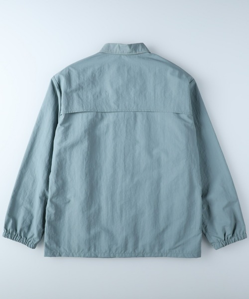 CAMP7（キャンプセブン）の「【CAMP7】コーチシャツ（シャツ/ブラウス・メンズ・オフホワイト/サックスブルー/ブラック・L/XL/M）」の7枚目の写真