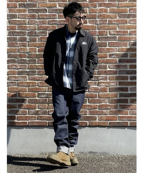 CAMP7（キャンプセブン）の「【CAMP7】コーチシャツ（シャツ/ブラウス・メンズ・オフホワイト/サックスブルー/ブラック・L/XL/M）」の21枚目の写真