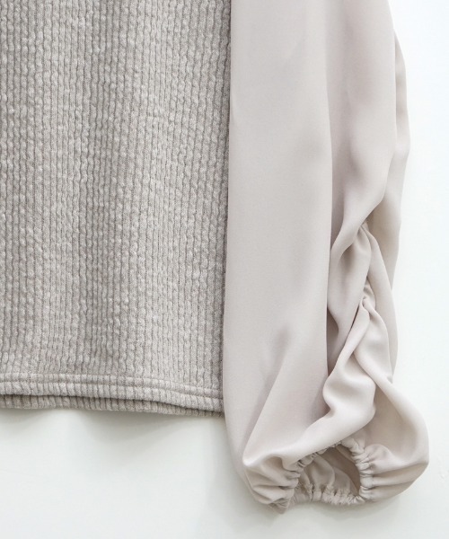 flower(フラワー)の「ギャザースリーブブラウス(シャツ/ブラウス・レディース・アイボリー/ベージュ・FREE)」の20枚目の写真