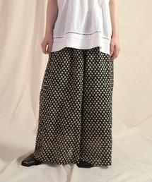 [Brocante / ブロカント] インドプリント ピエロパンツ