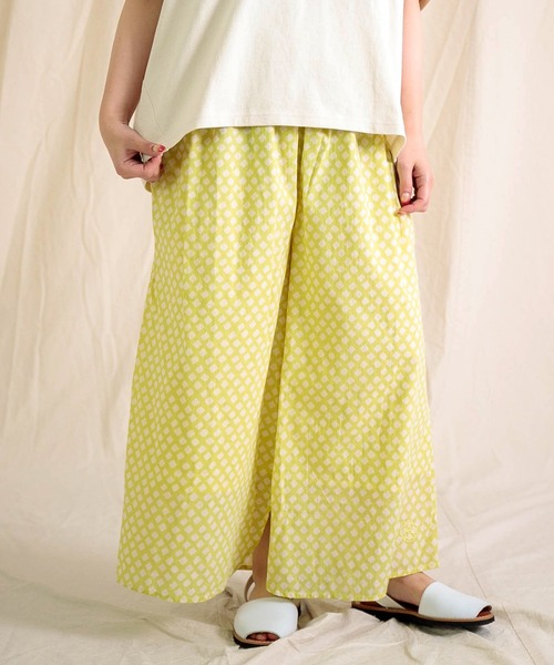 Brocante（ブロカント）の「[Brocante / ブロカント] インドプリント ピエロパンツ（その他パンツ・レディース・ブラック系その他/グレー系その他/ブルー系その他/イエロー系その他・2）」の4枚目の写真