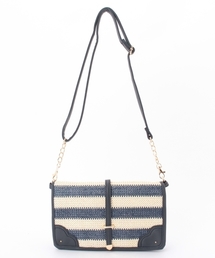 grove | 2WAYペーパー素材ベルトフラップショルダーバッグ(ショルダーバッグ)