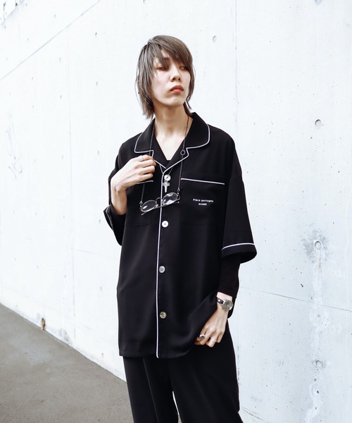 rovtski(ロフトスキー)の「SHARE ROOMS OPEN COLLAR SHIRT/シェアルームス オープンカラーシャツ(シャツ/ブラウス・メンズ・ホワイト系その他/ブルー系その他/ブラック・FREE)」の9枚目の写真