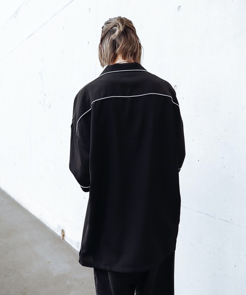rovtski(ロフトスキー)の「SHARE ROOMS OPEN COLLAR SHIRT/シェアルームス オープンカラーシャツ(シャツ/ブラウス・メンズ・ホワイト系その他/ブルー系その他/ブラック・FREE)」の20枚目の写真